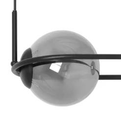 Discount Lampa wisząca z grafitowymi kloszami w okręgu K-5112 z serii DAVOS Żyrandole Nowoczesne