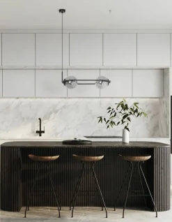 Discount Lampa wisząca z grafitowymi kloszami w okręgu K-5112 z serii DAVOS Żyrandole Nowoczesne