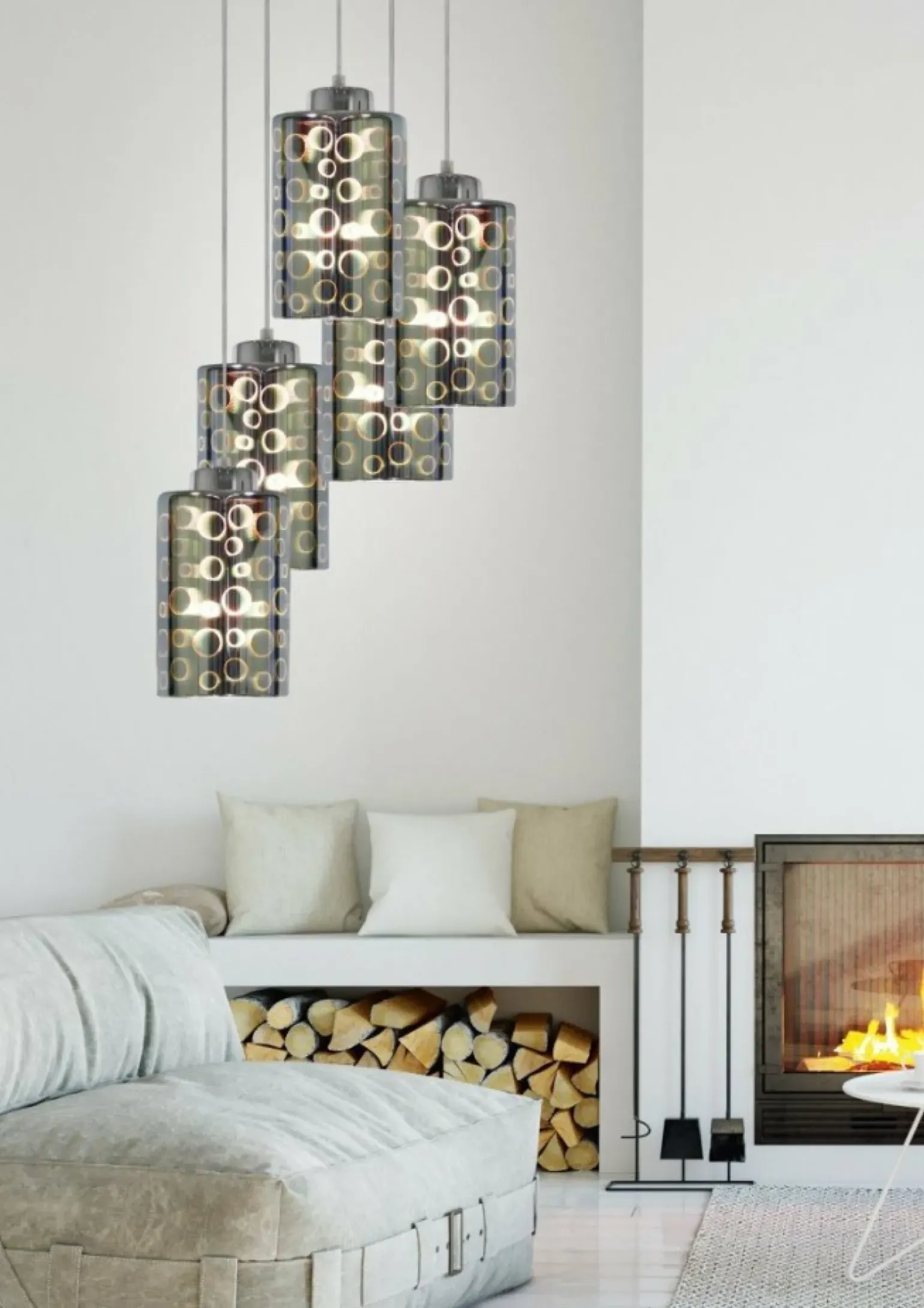 Sklep Kaja Lampa wisząca z kaskadą kloszy 35-57730 NOCTURNO | Kaja Oświetlenie