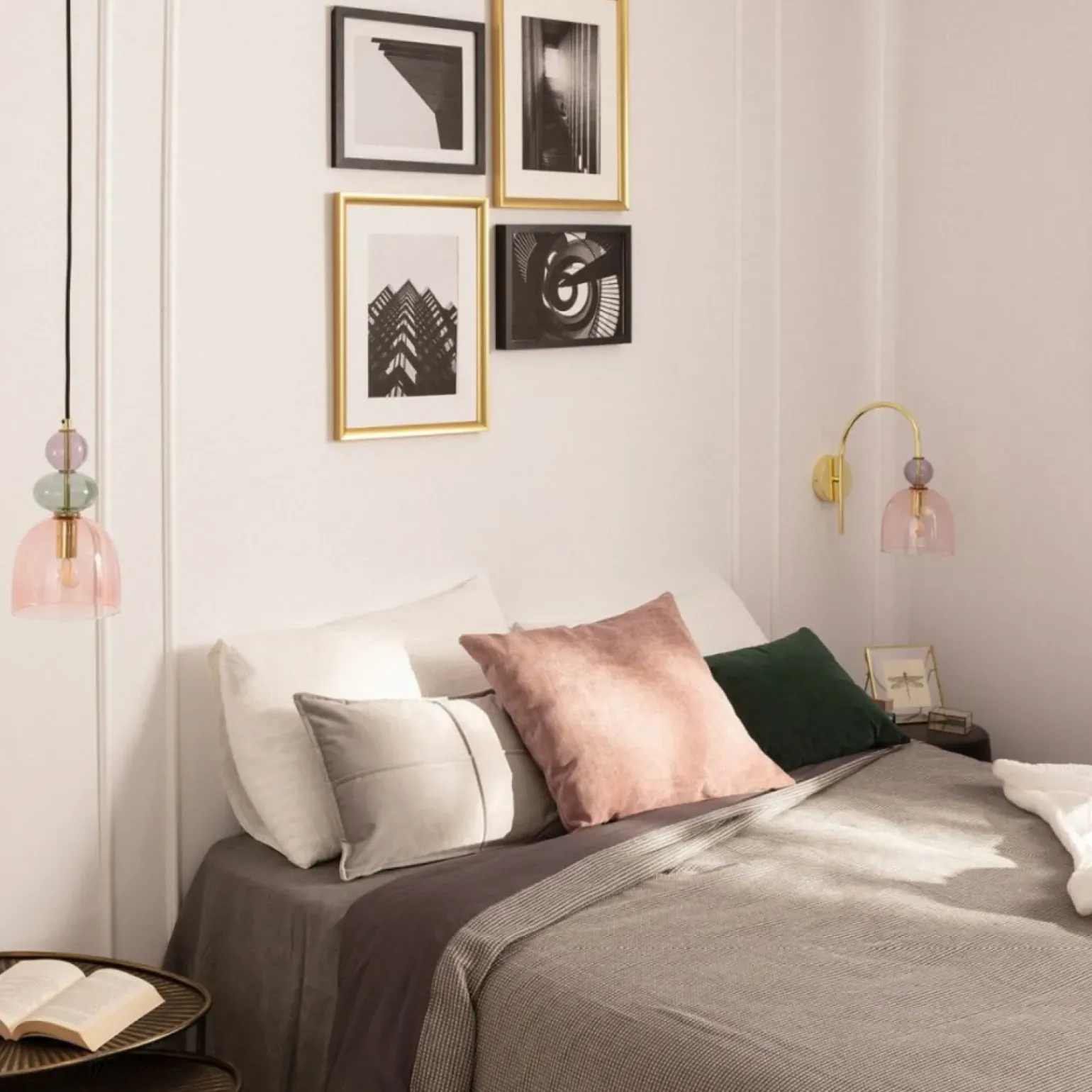 Discount Lampa wisząca z kloszami art. Deco ABR-KOLO2-A KOLORENO | Kaja Żyrandole Nowoczesne