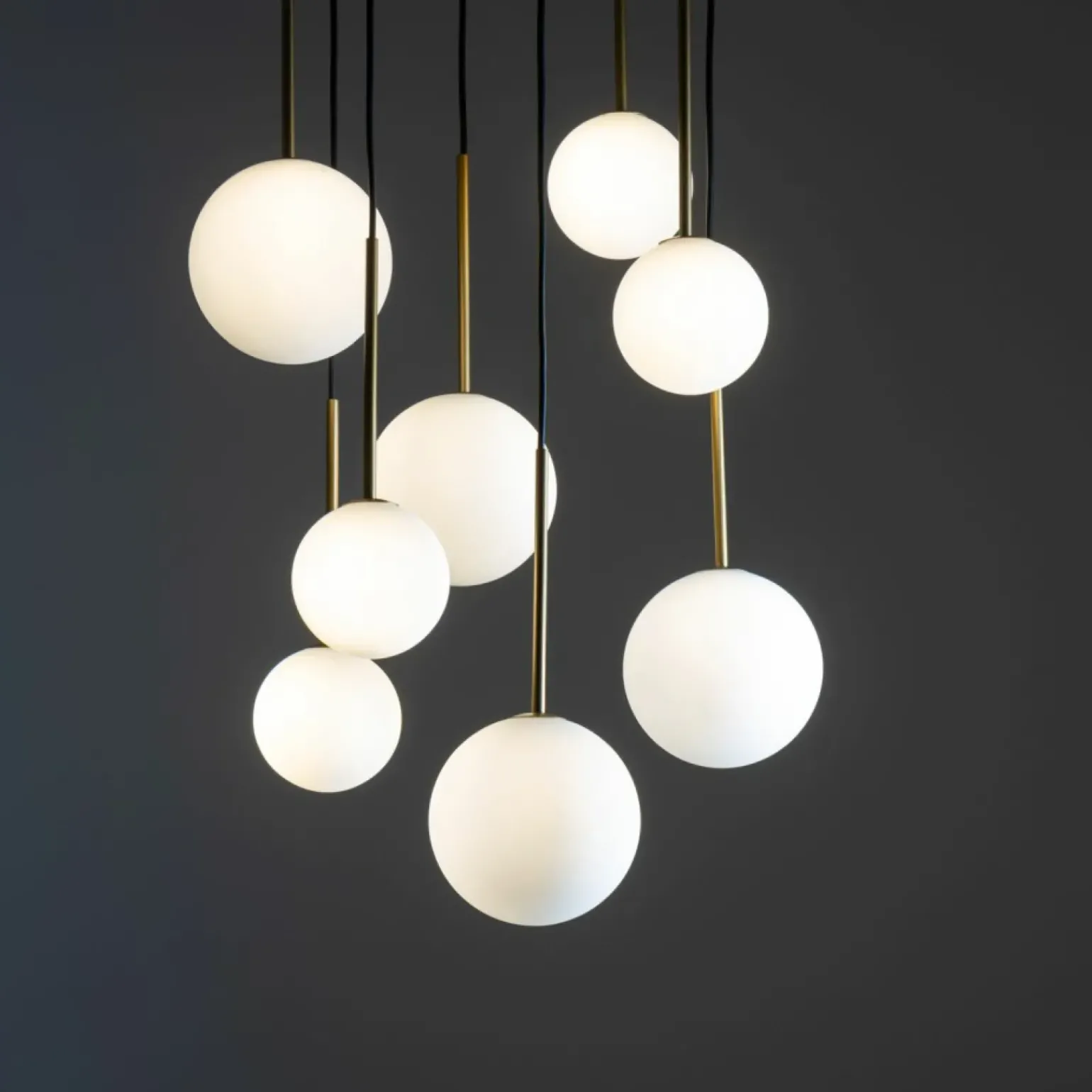 Cheap Lampa wisząca z kloszami w dwóch rozmiarach 10934 KARO | Kaja Żyrandole Nowoczesne