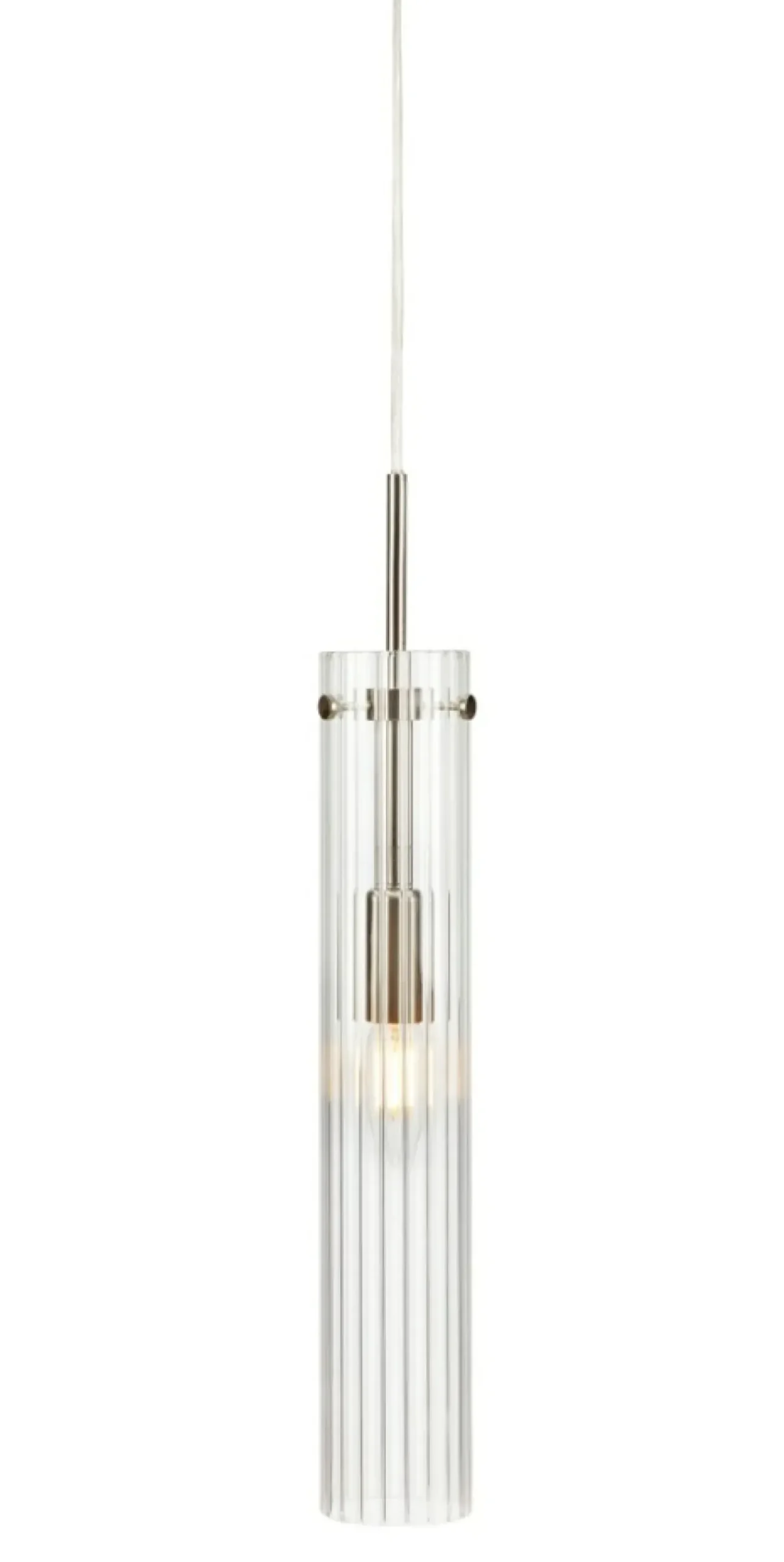 Store Lampa wisząca z kloszem i stalową oprawą 108112 | Kaja Oświetlenie Żyrandole Nowoczesne