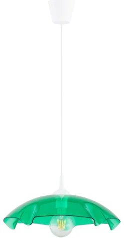 Sklep Kaja Lampa wisząca z kloszem w zielonym kolorze AL 61349 z serii LILIA | Kaja Oświetl