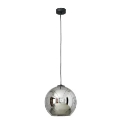 Outlet Lampa wisząca z kloszem ze szkła metalizowanego 9056 | Kaja Żyrandole Nowoczesne