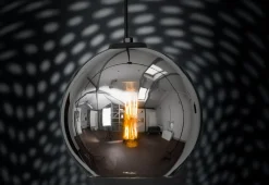 Outlet Lampa wisząca z kloszem ze szkła metalizowanego 9056 | Kaja Żyrandole Nowoczesne