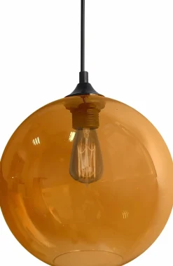 Discount Lampa wisząca z kolorowym kloszem kulą 31-21397-Z z serii EDISON Żyrandole Nowoczesne