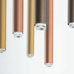 Store Lampa wisząca z kolorowymi tubami, nad wyspę 10705 LASER | Kaja Żyrandole Nowoczesne