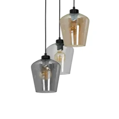 Best Sale Lampa wisząca z kolorowymi kloszami MLP6614 SANTIAGO | Kaja Żyrandole Nowoczesne