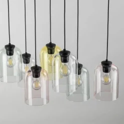 Cheap Lampa wisząca z kolorowymi kloszami TK 10303 MOLLY | Kaja Oświetlenie Żyrandole Nowoczesne