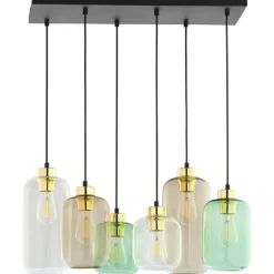 Best Sale Lampa wisząca z kolorowymi kloszami TK 3328 MARCO | Kaja Oświetlenie Żyrandole Nowoczesne