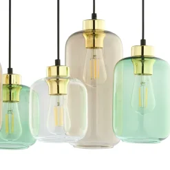 Best Sale Lampa wisząca z kolorowymi kloszami TK 3328 MARCO | Kaja Oświetlenie Żyrandole Nowoczesne