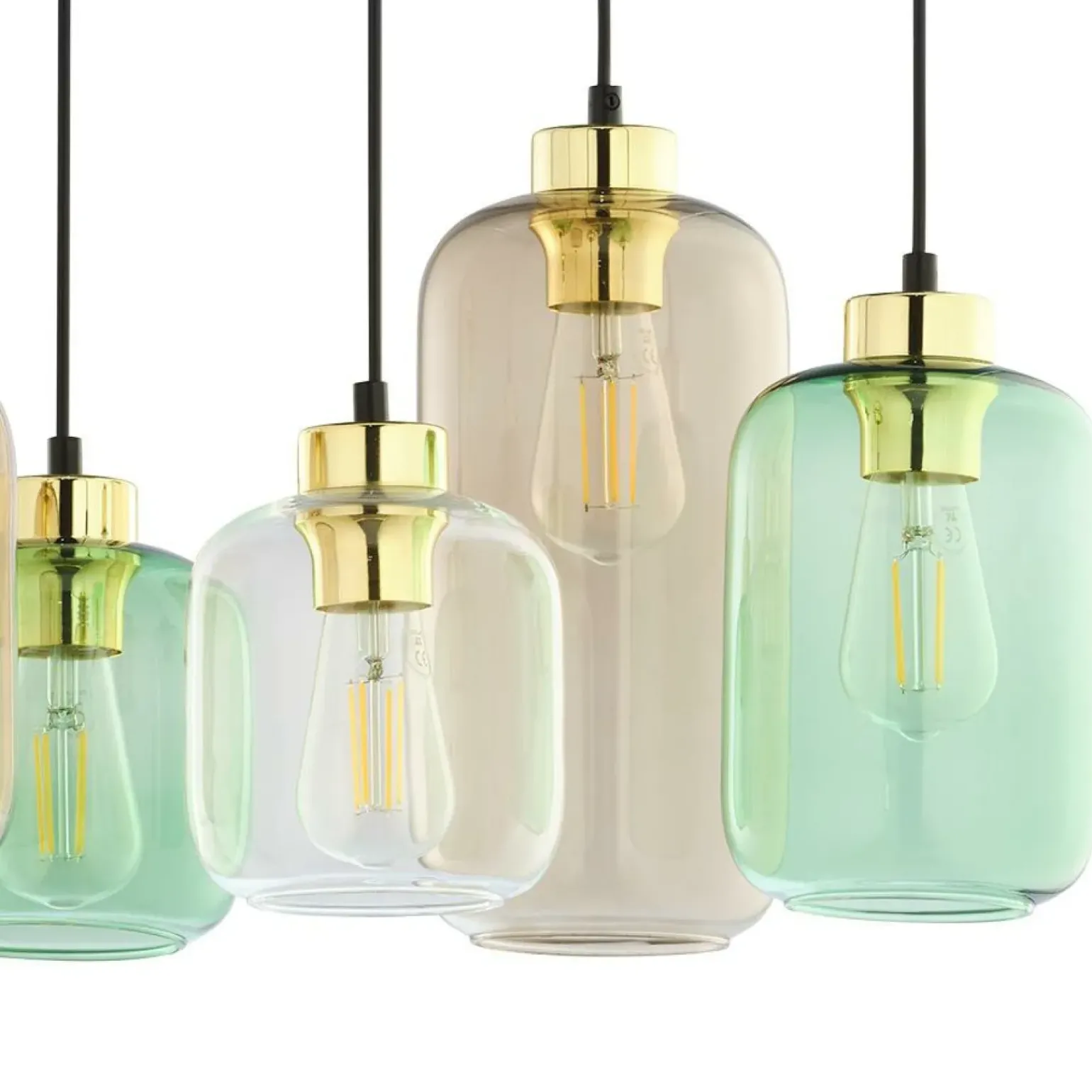 Best Sale Lampa wisząca z kolorowymi kloszami TK 3328 MARCO | Kaja Oświetlenie Żyrandole Nowoczesne