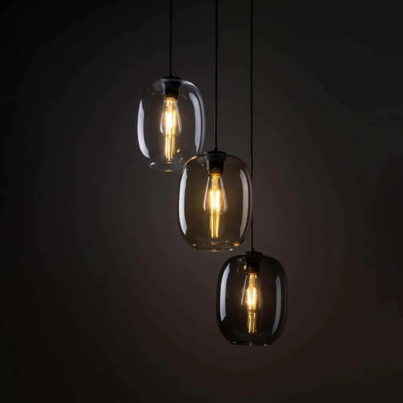 Best Lampa wisząca z kolorowymi kloszami TK 5973 ELIO | Kaja Oświetlenie Żyrandole Nowoczesne