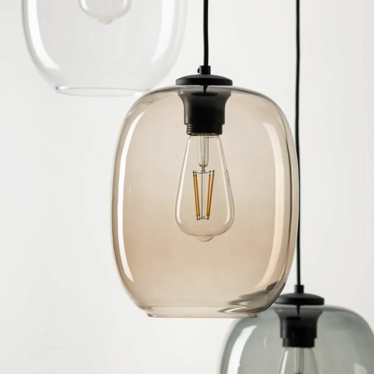 Best Lampa wisząca z kolorowymi kloszami TK 5973 ELIO | Kaja Oświetlenie Żyrandole Nowoczesne