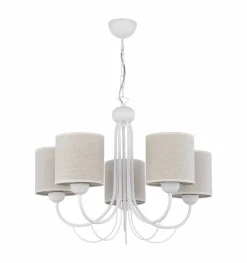 Sklep Kaja Lampa wisząca z kremowymi abażurami JUP 1480 KASKADA | Kaja