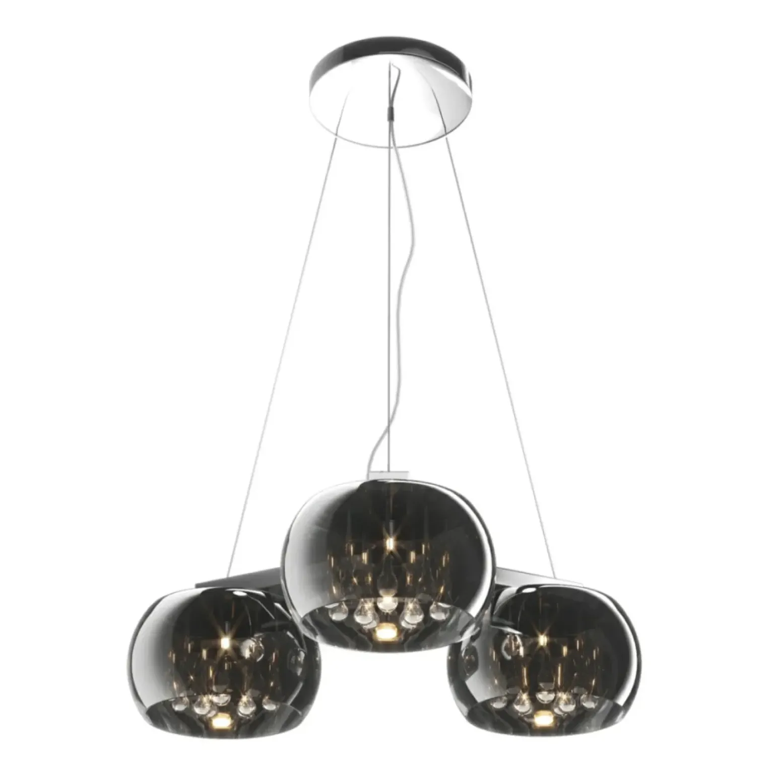 Flash Sale Lampa wisząca z kryształkami P0076-03R-F4FZ CRYSTAL | Kaja Żyrandole Nowoczesne