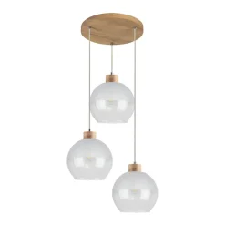 Hot Lampa wisząca z kulistymi, ozdobnymi kloszami 1860374R LINEA | Kaja Żyrandole Nowoczesne