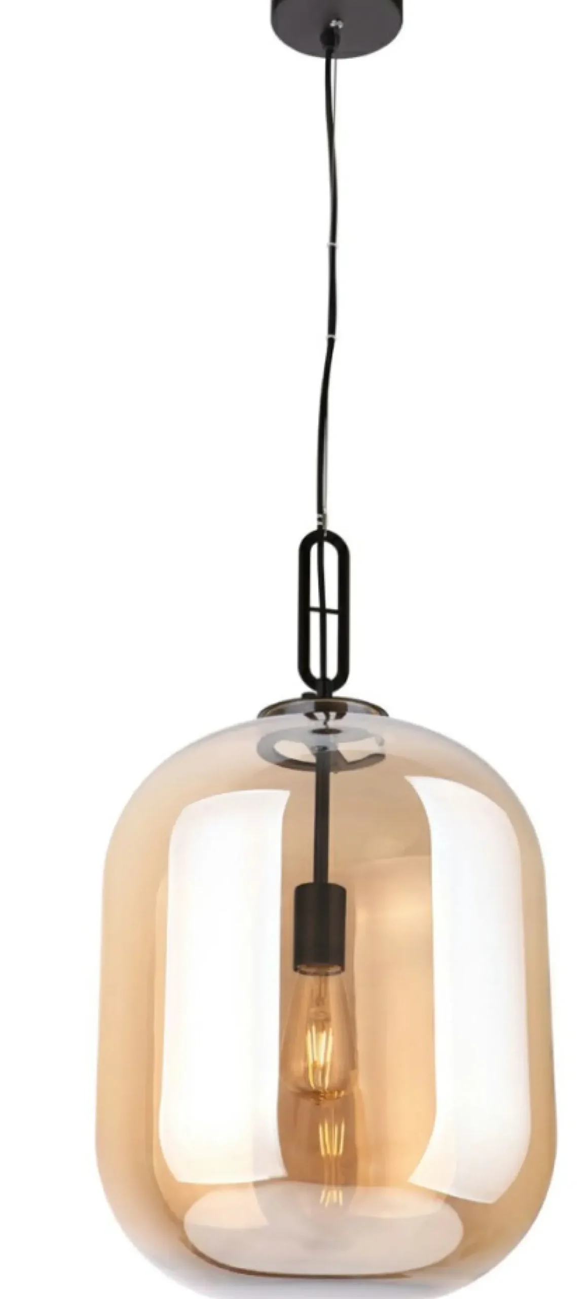 Best Lampa wisząca z miodowym kloszem Ø30cm MX P0299 HONEY | Kaja Żyrandole Nowoczesne