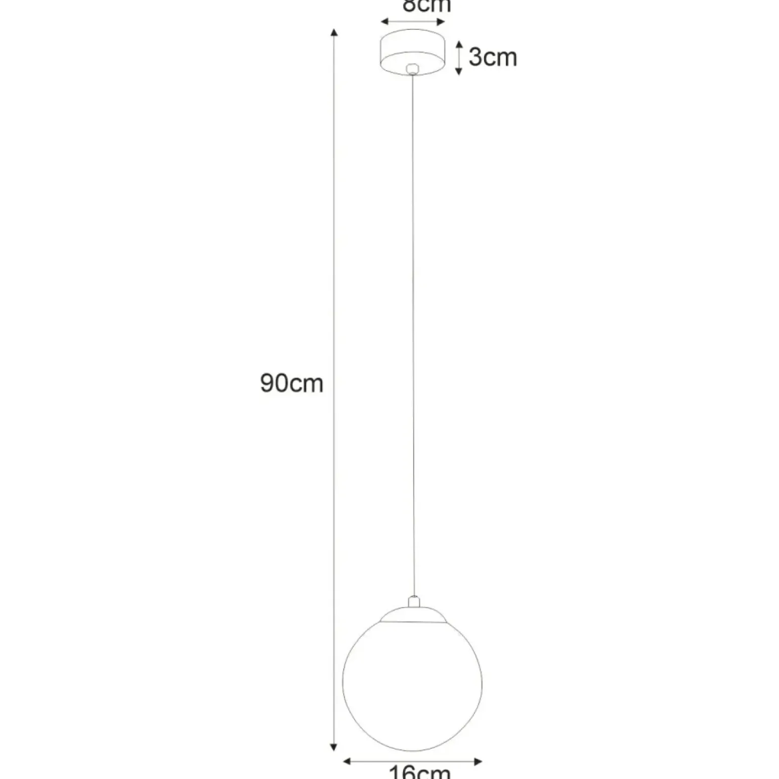 Hot Lampa wisząca z mlecznym kloszem K-4911 ISLA | Kaja Oświetlenie Żyrandole Nowoczesne