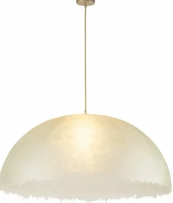 Best Sale Lampa wisząca z mlecznym, szarpanym kloszem SIG 40658 z serii MUZA Żyrandole Nowoczesne