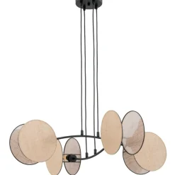 Cheap Lampa wisząca z naturalnymi abażurami 1328/4 MOTIF | Kaja Oświetlenie Żyrandole Nowoczesne