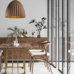 Discount Lampa wisząca z nowoczesnym kloszem SIG 32025 z serii TELMA 70 | Kaja Żyrandole Nowoczesne