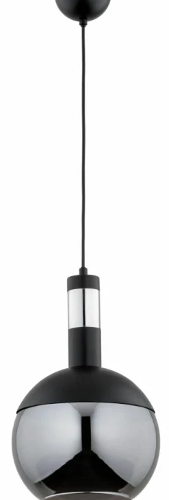 Store Lampa wisząca z otwartym, ciemnym kloszem AL 61238 z serii BOLSO | Kaja Oświetle Żyrandole Nowoczesne