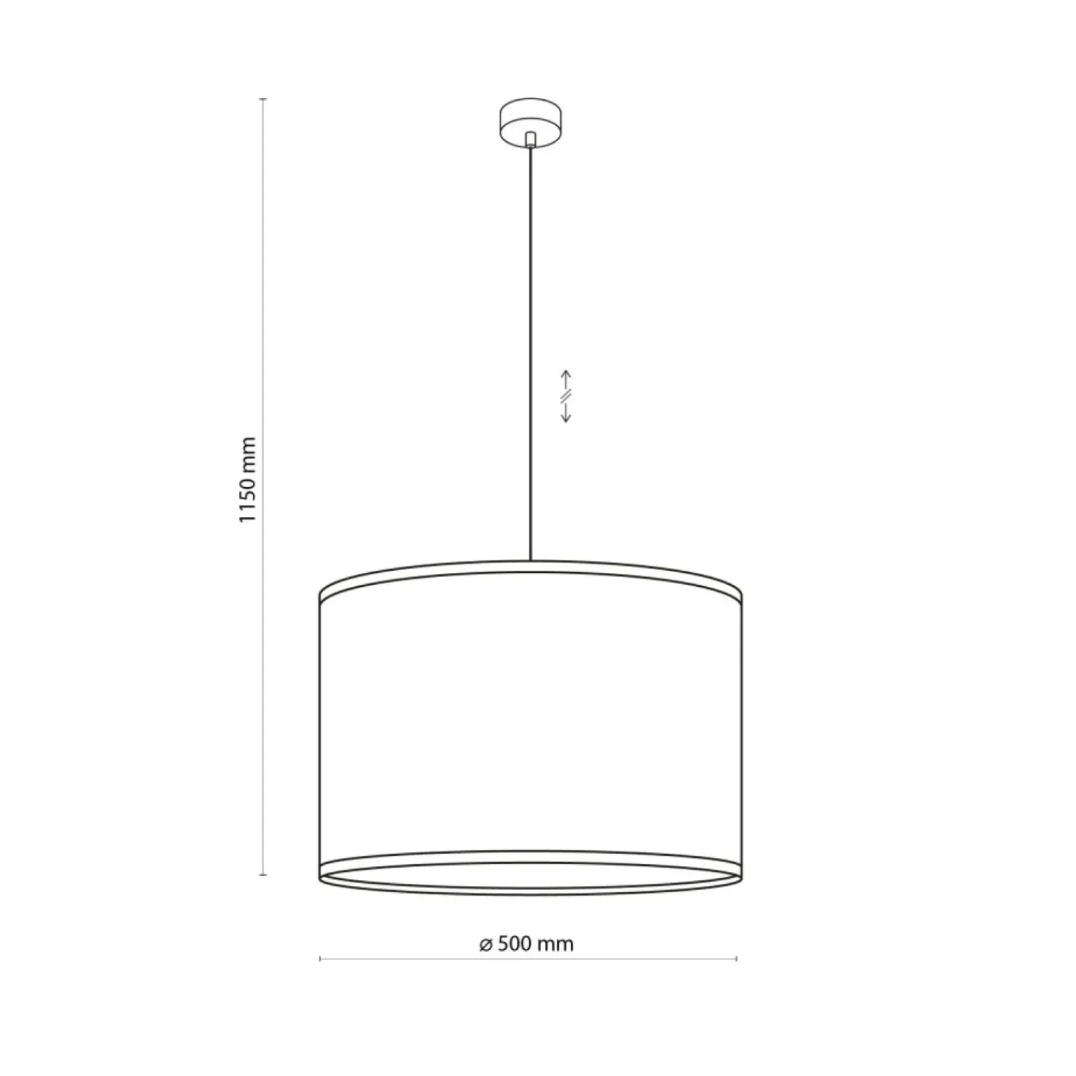 Hot Lampa wisząca z ozdobnym abażurem eco TK 4727 z serii LIBERIA | Kaja Żyrandole Nowoczesne