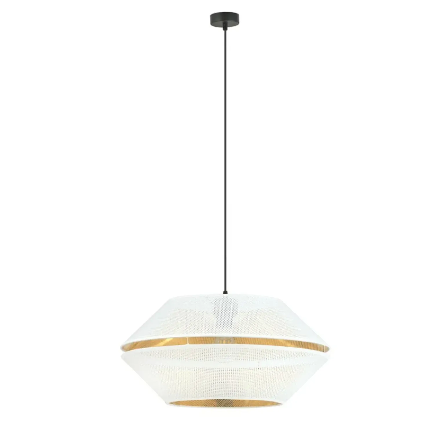 Best Lampa wisząca z perforowanym abażurem 1184/1 z serii MALIA | Kaja Żyrandole Nowoczesne