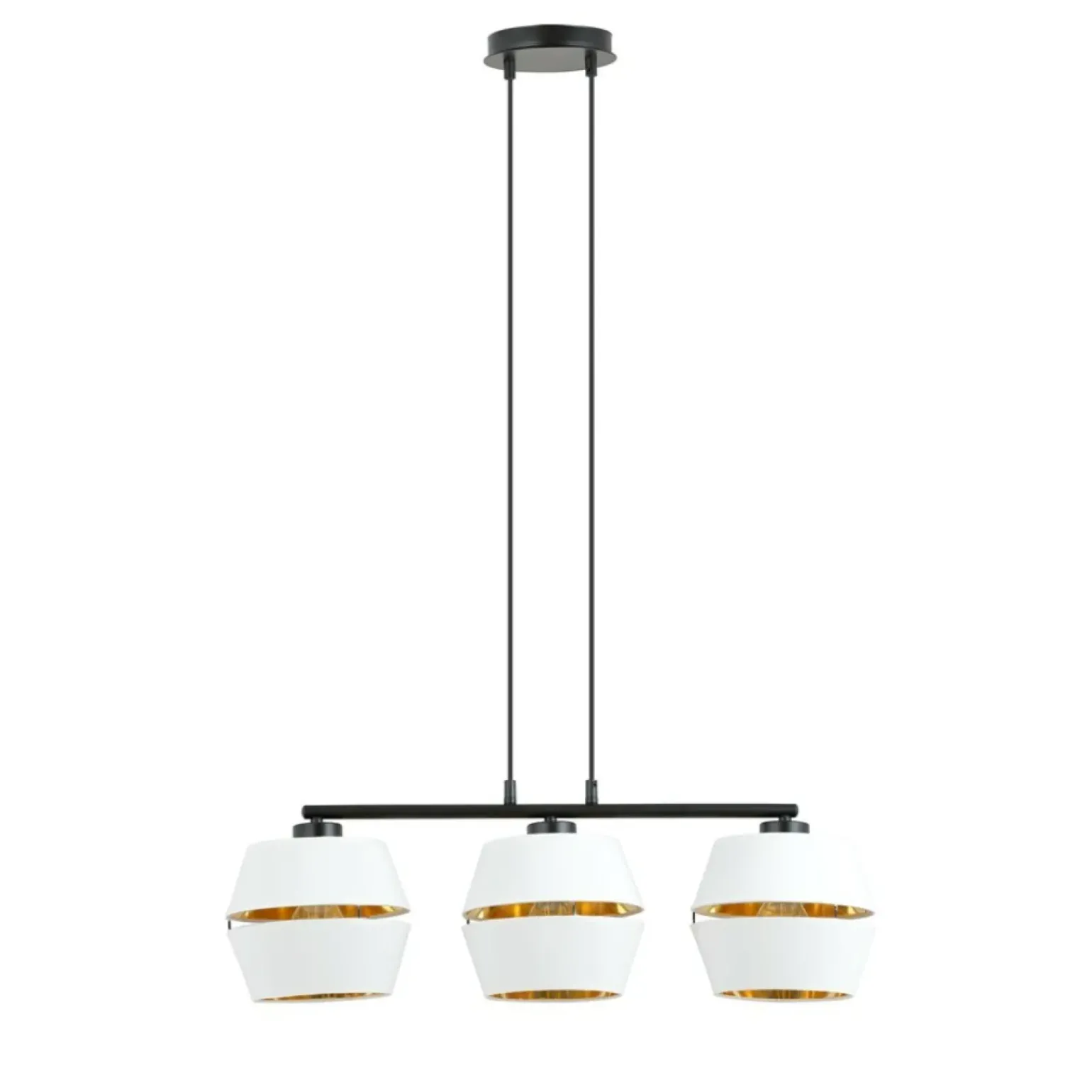 Best Lampa wisząca z perforowanymi abażurami, nad stół 1184/3 z serii MALIA Żyrandole Nowoczesne