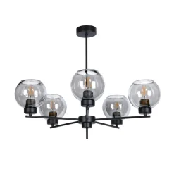 Cheap Lampa wisząca z pięcioma kloszami K-4852 ALDAR | Kaja Oświetlenie Żyrandole Nowoczesne