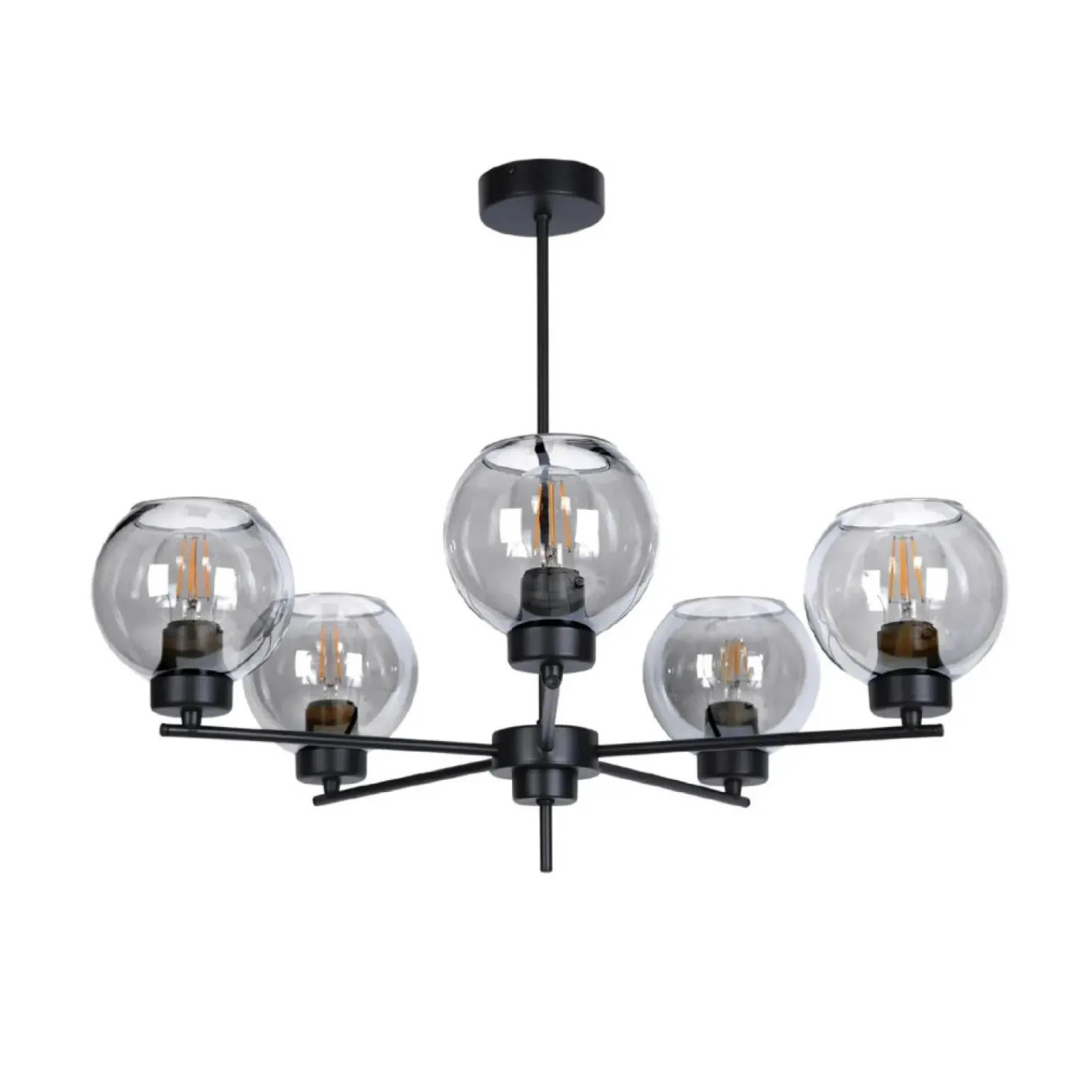 Cheap Lampa wisząca z pięcioma kloszami K-4852 ALDAR | Kaja Oświetlenie Żyrandole Nowoczesne