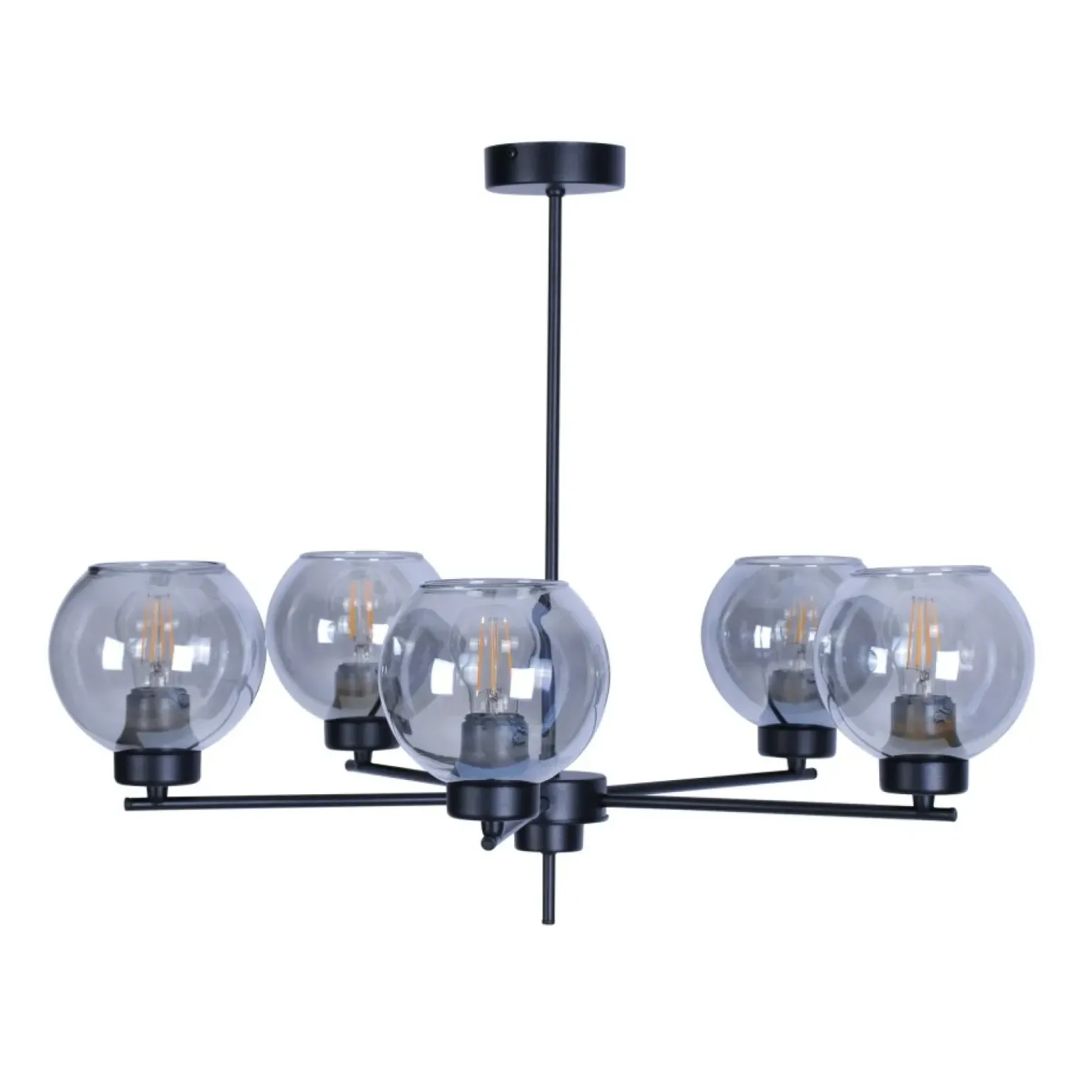 Cheap Lampa wisząca z pięcioma kloszami K-4852 ALDAR | Kaja Oświetlenie Żyrandole Nowoczesne