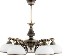 Sklep Kaja Lampa wisząca z pięcioma kloszami O3165 W5 PAT z serii HERMES | Kaja