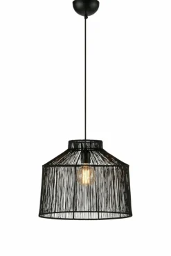 Best Sale Lampa wisząca z plecionym abażurem, do kuchni 108668 CAPANNA | Kaja Żyrandole Nowoczesne