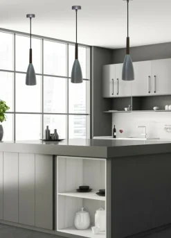 Best Lampa wisząca z podłużnym kloszem LEDEA 50101262 FLEN II | Kaja Żyrandole Nowoczesne