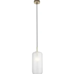 Store Lampa wisząca z podłużnym kloszem MX P0449 SMOOTH | Kaja Oświetlenie Żyrandole Nowoczesne