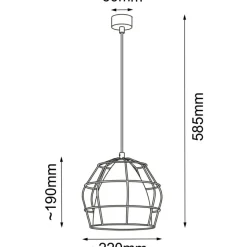 Cheap Lampa wisząca z podwójnym abażurem ANT 5022 ALKANA | Kaja Oświetlenie Żyrandole Nowoczesne