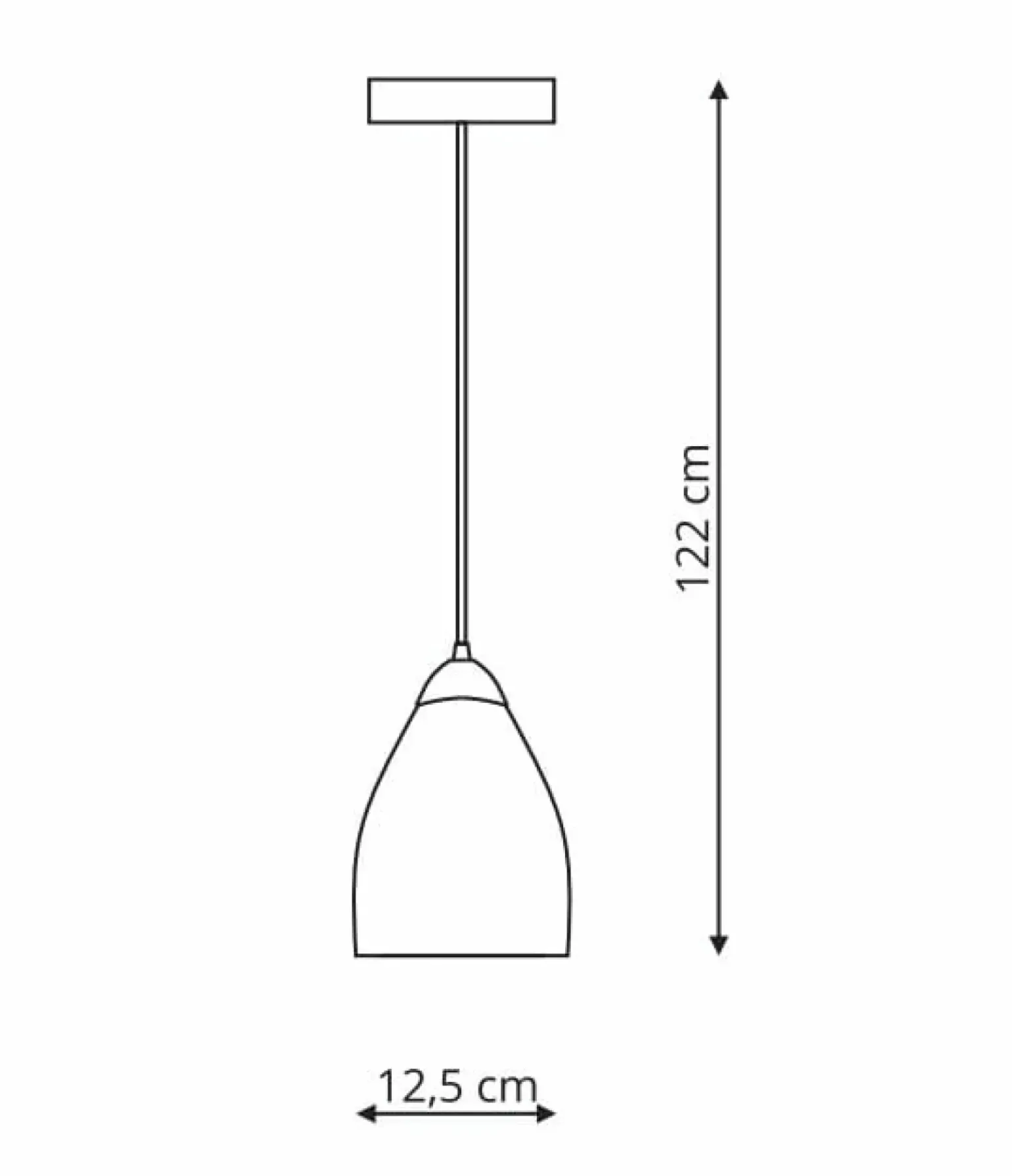 Flash Sale Lampa wisząca z podwójnym kloszem LP-567/1P DYM NIKI | Kaja Żyrandole Nowoczesne