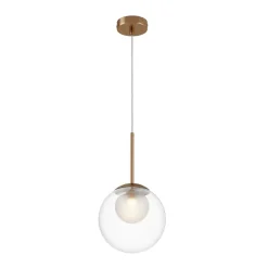 Store Lampa wisząca z podwójnym kloszem MOD521PL-01G3 z serii BASIC FORM Żyrandole Nowoczesne
