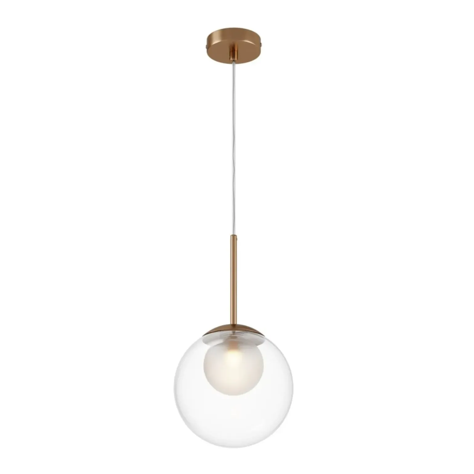 Store Lampa wisząca z podwójnym kloszem MOD521PL-01G3 z serii BASIC FORM Żyrandole Nowoczesne