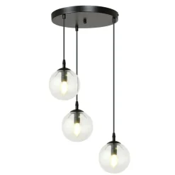Cheap Lampa wisząca z przezroczystymi kloszami 711/3PREM | Kaja Oświetlenie Żyrandole Nowoczesne
