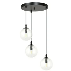 Cheap Lampa wisząca z przezroczystymi kloszami 711/3PREM | Kaja Oświetlenie Żyrandole Nowoczesne