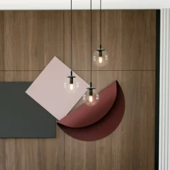 Cheap Lampa wisząca z przezroczystymi kloszami 711/3PREM | Kaja Oświetlenie Żyrandole Nowoczesne