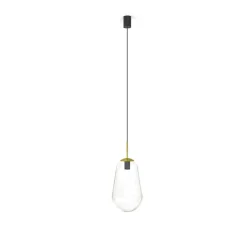 Clearance Lampa wisząca z przezroczystym szklanym kloszem 8672 | Kaja Żyrandole Nowoczesne