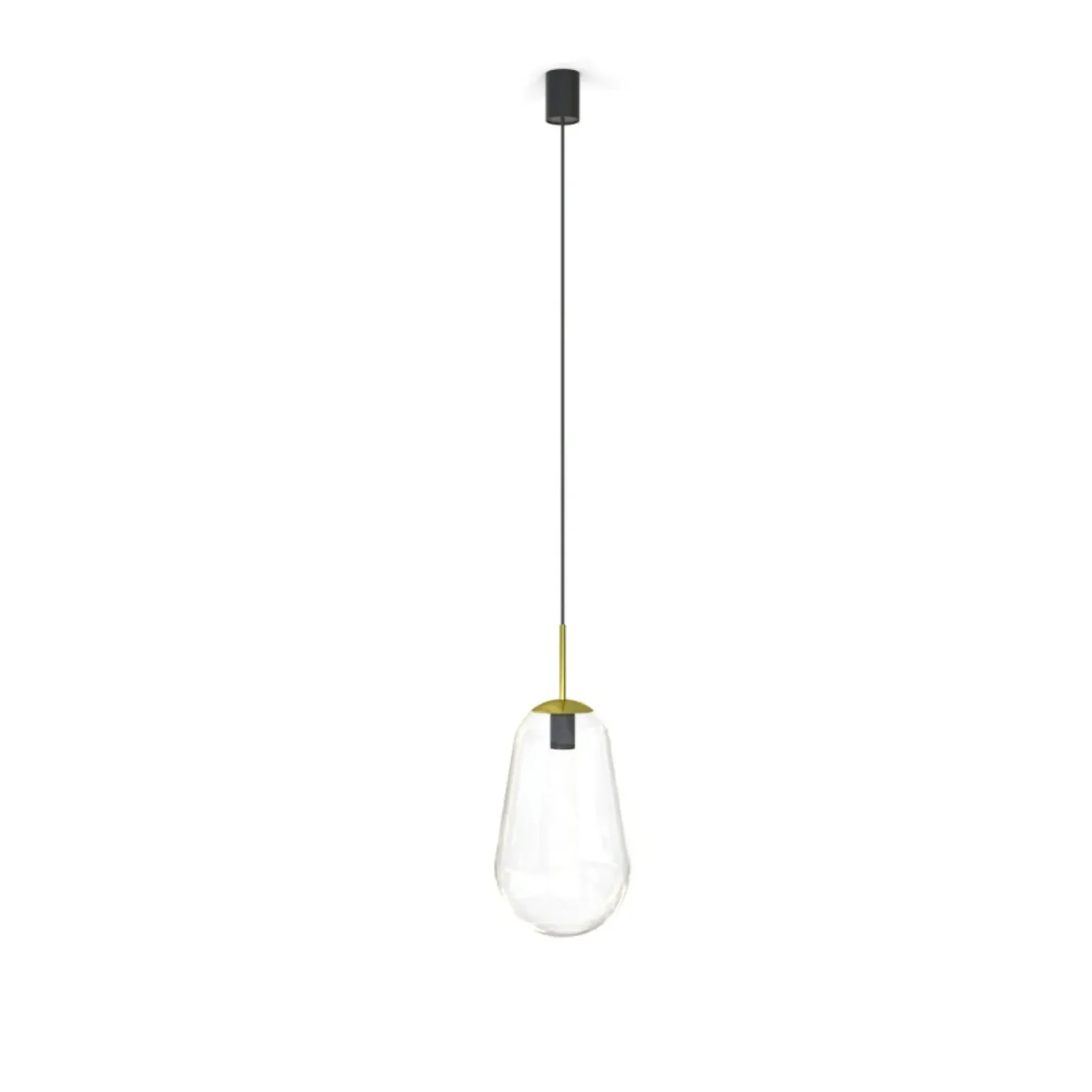 Clearance Lampa wisząca z przezroczystym szklanym kloszem 8672 | Kaja Żyrandole Nowoczesne
