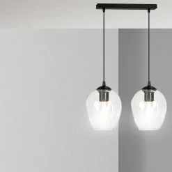 Fashion Lampa wisząca z przezroczystymi kloszami 679/2 ISTAR | Kaja Żyrandole Nowoczesne