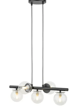 Fashion Lampa wisząca z przezroczystymi kloszami SIG 40791 z serii AVOLA Żyrandole Nowoczesne