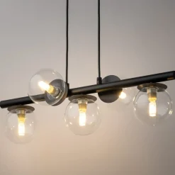 Fashion Lampa wisząca z przezroczystymi kloszami SIG 40791 z serii AVOLA Żyrandole Nowoczesne
