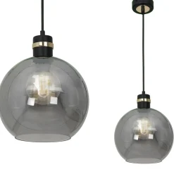 Best Lampa wisząca z przyciemnionym kloszem MLP65300 OMEGA | Kaja Żyrandole Nowoczesne